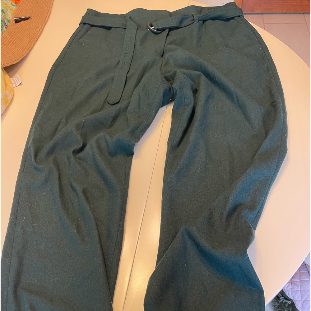 Forest Green Wool Trousers from Boden. Size 14. Excellent condition.